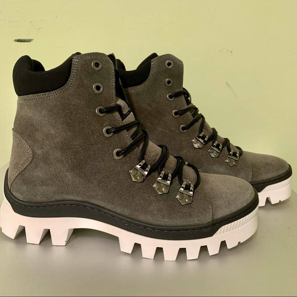 Karl Lagerfeld Suede Hiker Boot Size 7M